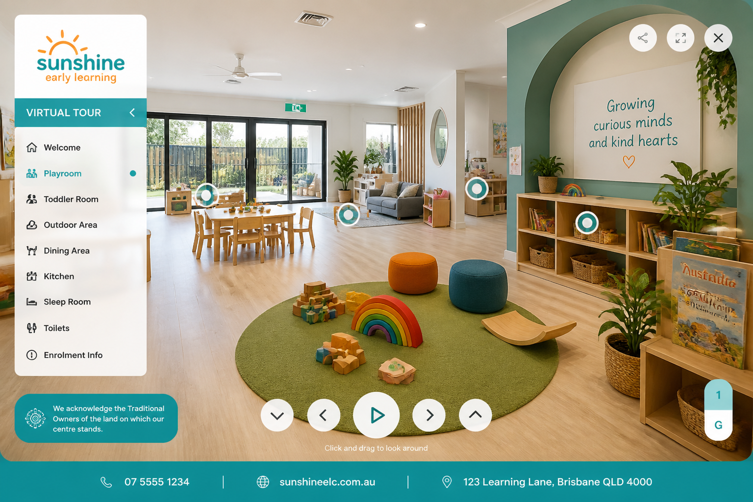 How to design a virtual childcare centre tour